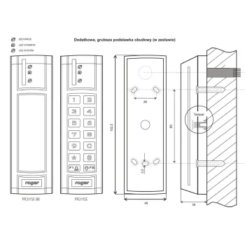 Kontroler dostępu ROGER PR311SE