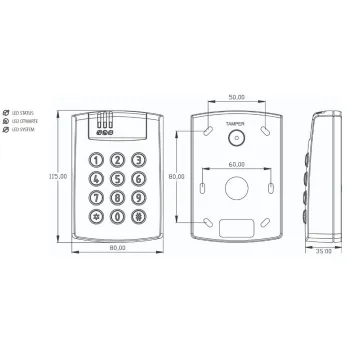 Kontroler dostępu ROGER PR612