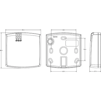 Czytnik zbliżeniowy ROGER PRT66EM