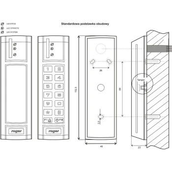 Kontroler dostępu ROGER PR312EM