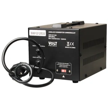 Transformator VOLT POLSKA 230V/110V 1000VA