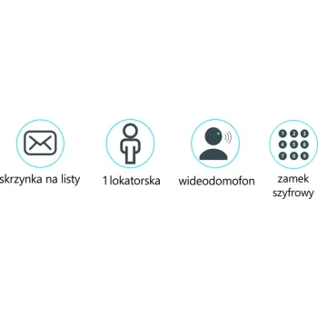 Skrzynka na listy VIDOS S561D-SKM z wbudowanym wideodomofonem