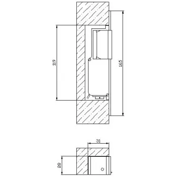 ZACZEP ELEKTRA R2 WĄSKI LEWY; 1339