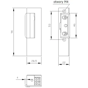 ZACZEP ELEKTRA R3 Z BLOK. PRAWY; 2426