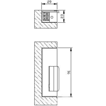 ZACZEP ELEKTRA R3 BEZ BLOK. PRAWY; 2191